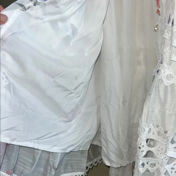 Lai Meng Five Cats Floral Lace Long Sleeve Dress Size Small New With Tag - Picture 13 of 16